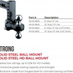 Fastway Flash Solid Steel 49-00-5625 Adjustable Steel Ball Mount with 6 Inch Drop, 2.5 Inch Shank, and Chrome Plated Balls
