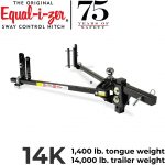 Equal-i-zer 4-point Sway Control Hitch, 90-00-1400, 14,000 Lbs Trailer Weight Rating, 1,400 Lbs Tongue Weight Rating, Weight Distribution Kit Includes Standard Hitch Shank, Ball NOT Included
