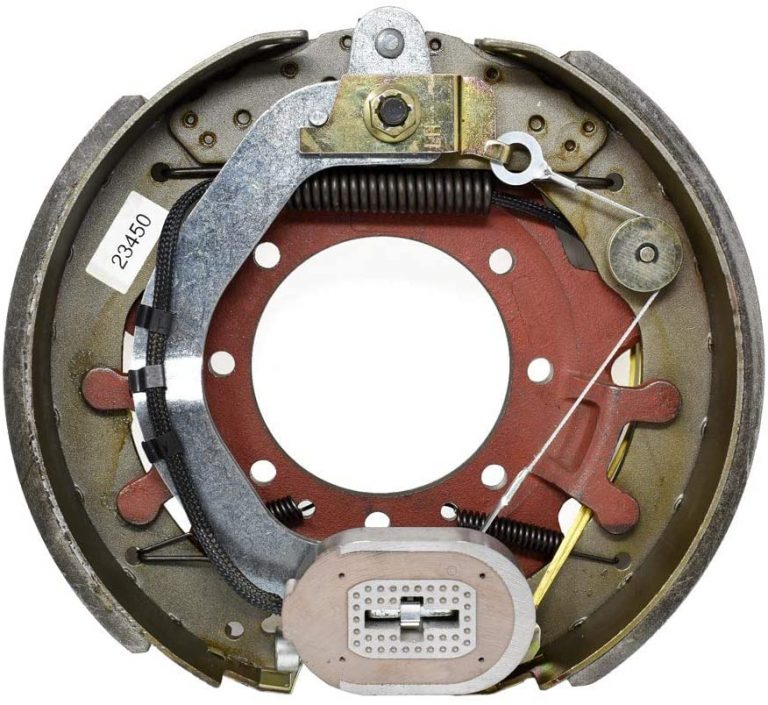 12-14 x 3-38 9K-10K FSA LH Electric Brake Assembly with 7 Bolt Backing Plate Replaces Dexter K23-450-00