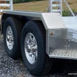 eby all aluminum equipment trailer low pro