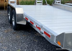 eby all aluminum equipment trailer low pro