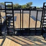 BWISE LANDSCAPE UTILITY TRAILER FOR SALE WITH FOLD DOWN SIDE GATE RAMP