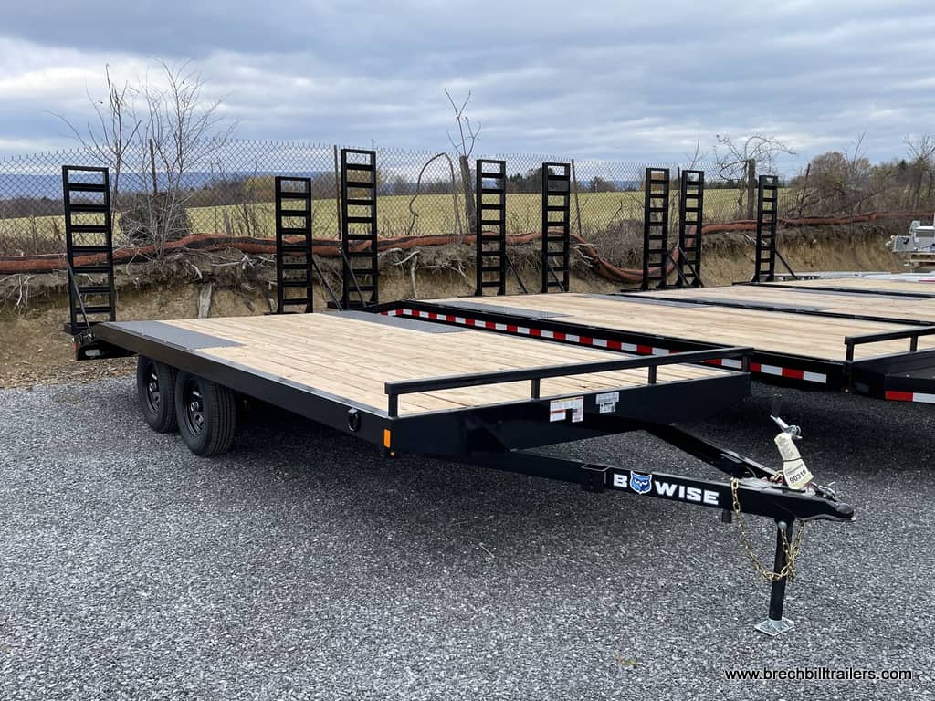 Bwise EH8LE Deck Over Equipment Trailer 96″x18’x10K (EH818-10LE) NC009436