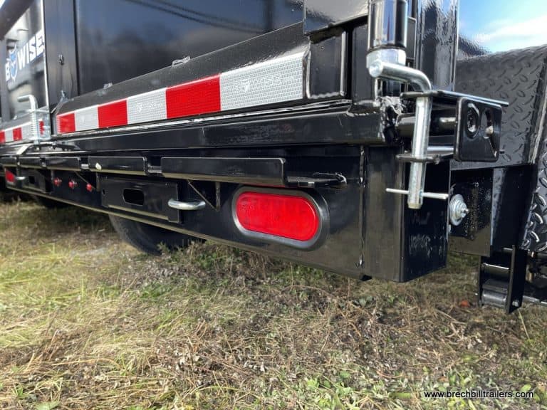 BLACK DUMP TRAILER FOR SALE COMOB GATE AND RAMPS