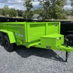 BWise Low Pro Dump Trailer - Lime Green With Black Mod Wheels