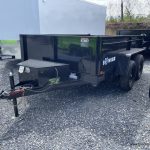 BWise Low-Pro Dump Trailer - Black Steel Frame