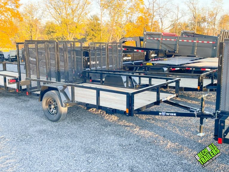 Bwise UT 3K Single Axle Utility Landscape Trailer 6x10 UT 610 STEEL NEW UTILITY 00021