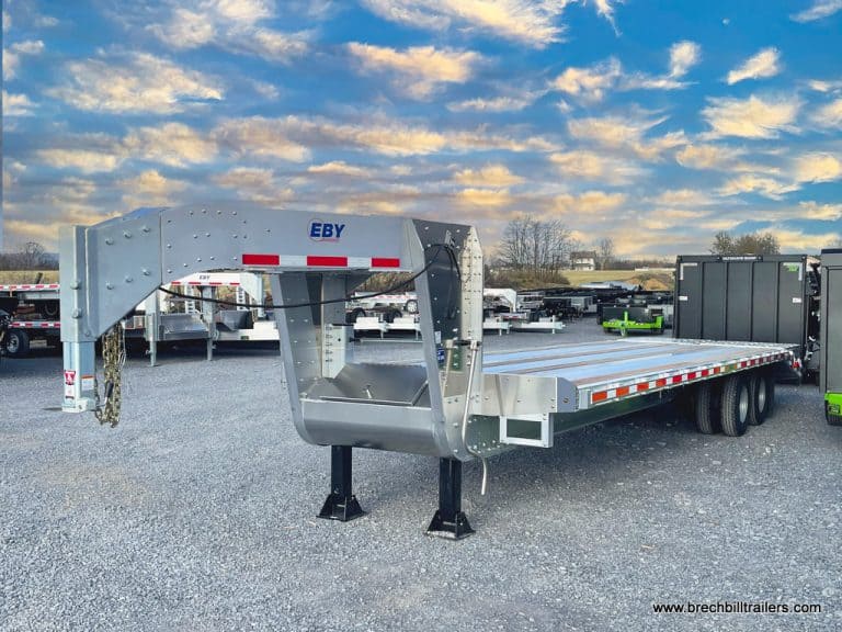 EBY 25K Deck-Over Gooseneck Equipment Trailer 30'x102″ (GN25K30