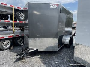 Bravo Scout Enclosed Cargo Trailer - Gray Steel Frame