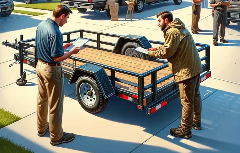buying a used trailer utility landscape trailers