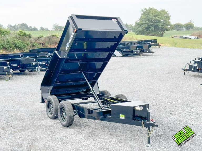 Bwise 5x10 Small Dump Trailer 7K DTR510LP 7 Black 4064